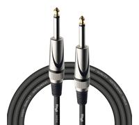 Stagg SGC3DL Cavo Pro Dritto Deluxe per Strumenti Musicali da Jack 6.3 mm, 3m, Nero
