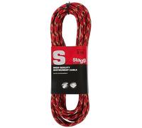 Stagg SGC6VT RD Cavo per Strumenti Musicali S Series Vintage in Stile Retrò, Dritto - Standard, 6m, Rosso Tweed