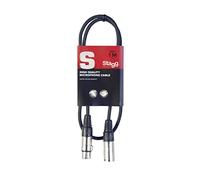Stagg SMC1 Cavo S Serie Mono Bilanciato XLR, M a XLR, F 1 m