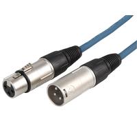 STAGG - SMC3CBL - 3 Perno XLR Maschio a Femmina Cavo Del Microfono, 3M Blu