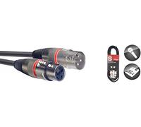 Stagg SMC6 RD cavo per microfono (6 m, da XLR femmina a XLR maschio rosso