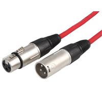 STAGG - SMC6CRD - 3 Perno XLR Maschio a Femmina Cavo Del Microfono, 6m Rosso