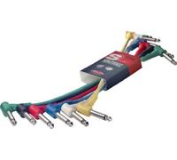 Stagg SPC015L E Cavi S Serie Patch Mono Angolari, Set di 6, 0.15m