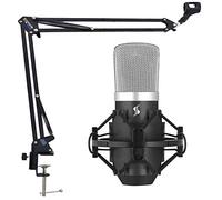 Stagg SUM40 - Microfono a condensatore USB + treppiede a braccio snodato Keepdrum