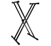 Stagg - Supporto per tastiera Doppia staffa 27 Inches - 39 Inches Nero