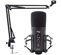 Stagg SUSM60D - Microfono USB per registrazioni PC + supporto a braccio snodato Keepdrum