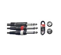 Stagg SYC3/PS2P e cavo splitter stereo (3 m)