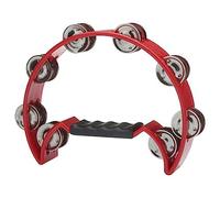 Stagg TAB-2 RD Tambourin Demi-Lune en Plastique avec 16 Cymbalettes red