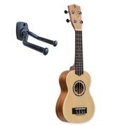 Stagg Ukulele soprano US-30 con custodia e supporto da parete Keepdrum