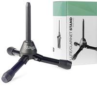 Stagg wis-a45 supporto pieghevole per flauto o clarinetto