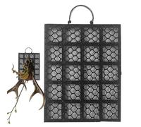 Staghorn Fern Wall Planter Frame - Moisture-Resistant Cedar Display, Professional Epiphyte Mounting Board With Heavy-Duty Mesh & Hardware | For Living Room & Balcony