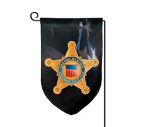 Stagionale Bandiera doppia faccia Logo Of The United States Secret Service Flag Divertente Bandiera con occhielli in metallo 3x5 Ft per Feste e celebrazioni,Decorazioni per giardino