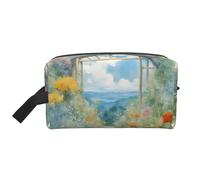 Stagione Acquerelli Di Erbe Fiori Borse Cosmetiche Per Le Donne Piccola Borsa Di Trucco Per La Borsa Per Il Trucco Della Borsa Da Viaggio Con, Stagione Acquerelli Di Erbe Fiori, Taglia unica