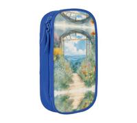 Stagione acquerelli di erbe fiori Oxford panno matita caso, Zipper Stationery Storage Bag,ideale per viaggio-bello funzionale, Stagione Acquarelli di erbe Fiori, Taglia unica