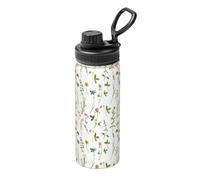 Stagione Acquerelli di Erbe Fiori Stampa 510 g Sport Bollitore Isolato per Ciclismo Palestra Basket All'aperto, Adatto Come Regalo