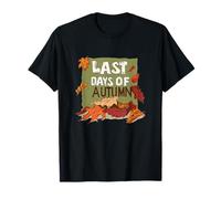 Stagione Autunnale e Ultimi Giorni di Autunno per i Fan delle Foglie cadenti Maglietta