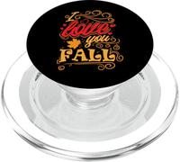 Stagione autunnale, miglior tempo "I Love you Fall" PopSockets PopGrip per MagSafe