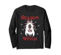 Stagione della Strega Gothic Witch-Core Dark Feminine Apparel Maglia a Manica