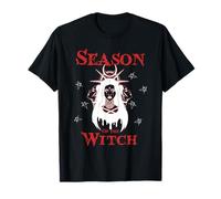 Stagione della Strega Gothic Witch-Core Dark Feminine Apparel Maglietta