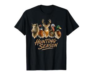 Stagione di Caccia Wildlife Hunter Big Game Bird Hunting Design Maglietta