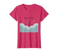 Stagione Gemelli Celeste Zodiaco Arte Astrologia Maglietta, Donna, Rosso mélange, L
