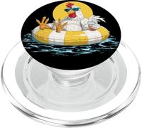 Stagione piscina pollo con anello spiaggia PopSockets PopGrip per MagSafe