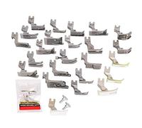 Stagione Scolastica Set piedini per macchina da cucire universali in acciaio inossidabile, kit piedini per macchine da cucire industriali