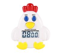 Stagione Scolastica Timer da Digitale a Fumetti, Simpatico Conto alla rovescia LCD elettronico con Supporto per Cottura con Supporto Magnetico(#Chicken)