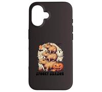 Stagione spettrale - Halloween - Capybara Vibes - Funny Capybara Custodia per iPhone 16