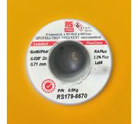 Stagno 0.71 RS PRO RS179-6670 0,500 Kg Per Multimetro Spettro No Fluke Weller