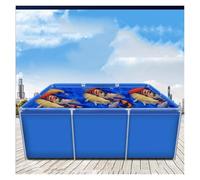 Stagno di pesce pieghevole della tela, stagno flessibile di acquacoltura del PVC con la struttura d'acciaio, sopra il carro armato temporaneo della terra per Koi ed uso agricolo