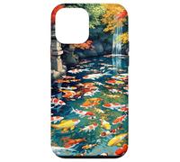 Stagno di pesci Koi Fantasy Custodia per iPhone 12 mini