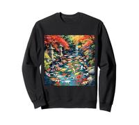 Stagno di pesci Koi Fantasy Felpa