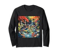 Stagno di pesci Koi Fantasy Maglia a Manica