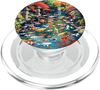 Stagno di pesci Koi Fantasy PopSockets PopGrip per MagSafe