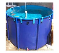 Stagno rotondo portatile in PVC, piscina fuori terra per acquacoltura e stoccaggio dell'acqua, soluzione di irrigazione durevole, facile installazione