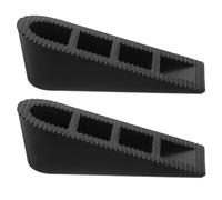 STAHAD 2 Pezzi Fermaporta in Gomma Antiscivolo per Porte Interne Cuneo Resistente per Pavimenti in Moquette e Superfici Dure Blocco di Sicurezza per Protezione Anticollisione per