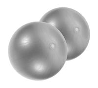 STAHAD 2 Pezzi Palla da Pilates Portatile in Pvc 25cm, Palla da Yoga Piccola per Allenamento Muscoli Core e Sviluppo della Stabilità, Accessorio Fitness per Esercizi Quotidiani
