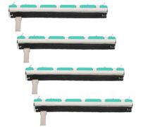 STAHAD 4 Pezzi Potentiometro Lineare Doppio Canale Fader Scorrevole per Mixer Audio Dj Studio Casa Eventi Controllo Volume e Regolazione Precisa