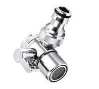 STAHAD Adattatore Rubinetto Raccordo Miscelatore in Rotante Compatto e Antiruggine per Rubinetto Lavello e Pratico