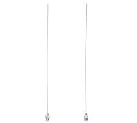 STAHAD Aghi di Dosaggio di Precisione in Acciaio Inossidabile Luer Lock, Set da 2 Pezzi Punta Smussata, Aghi Industriali da Laboratorio 20g e 18g 200mm per Erogazione Precisa e Uso