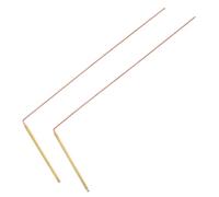 STAHAD Bacchette da Rabdomante in Ottone, 2 Pezzi, per Rilevazione Acqua e Pratiche di Stregoneria in Ambienti Interni