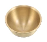 STAHAD Ciotola per Offerte Buddiste in Ottone Resistente, Piccola Tazza Base Antiscivolo e Finitura Liscia, per Rituali e Decorazione da Tavolo