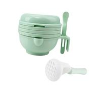 STAHAD Ciotola per Schiacciare Pappe in PP Liscio per Svezzamento Frantumatore Manuale Compatto per Alimenti Morbidi