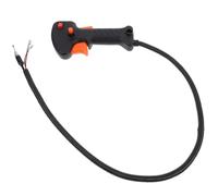 STAHAD Impugnatura del Decespugliatore Interruttore Integrato e Manico Ergonomico in ABS, Accessorio per Tagliabordi Gancio Regolabile, per Lavori di Giardinaggio Esterni