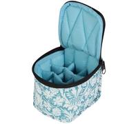 STAHAD Organizer per Smalti Unghie 9 Flaconi 15ml Borsa Porta Smalto Cerniera, Custodia Portatile per Manicure e Conservazione Strumenti Unghie per Casa, Ufficio e Viaggi