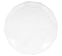 STAHAD Paralume di Ricambio per Lampada da Soffitto Rotondo in Plastica Montaggio a Filo, per Camere da Letto e Soggiorni, Distribuzione Uniforme della Luce Diametro Base 23 CM