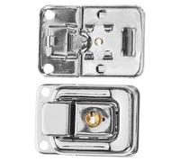 STAHAD Serrature per Cassetti e Scatole in Ferro 4Pezzi Chiave, Chiusure Robuste per Valigie e Mobiletti, per Viaggio e Sicurezza