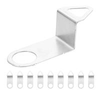 STAHAD Set 10 Pezzi Ganci per Movimento Orologio da Parete in Metallo, Accessori Fai da Te per Kit di Sostituzione Orologio, Fissaggio Solido e Resistente per Decorazioni Domestiche