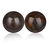 STAHAD Set 2 Palline da Handball Decorative in Pietra 25Mm per Massaggio e Esercizi Manuali, Palline Massaggianti Pratiche per Mani e Rilassamento